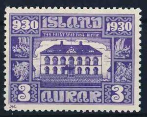 Island AFA 125 Postfrisk