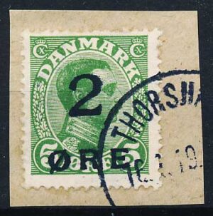 Færøprovisorium AFA 1 Brevstykke