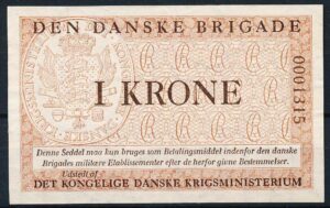 Danmark 1 Kr Den Danske Brigade Kvalitet 0