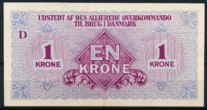 Danmark 1 Kr Den Allierede Overkommando Kvalitet 01