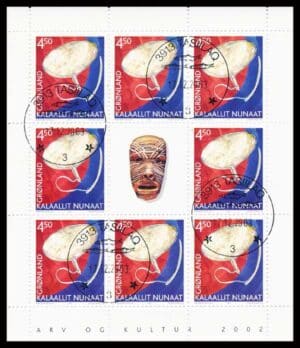 Grønland Småark AFA 01 Stemplet