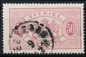 Sverige Tjenestemærker AFA 10B Stemplet