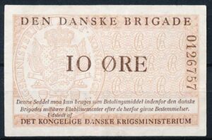 Danmark 10 Øre Den Danske Brigade Kvalitet 0
