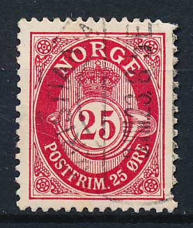 Norge AFA 100 Stemplet