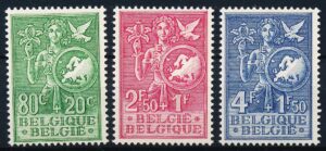 Belgien AFA 0993-995 Ubrugt