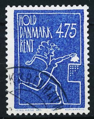 Danmark AFA 1004 Stemplet