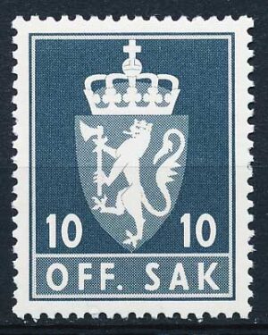 Norge Tjenestemærker AFA 100 Postfrisk