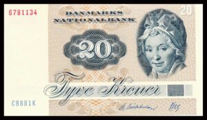 Danmark 20 Kroners 1988 Kvalitet 0  C8881K