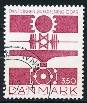 Danmark AFA 1013 Stemplet