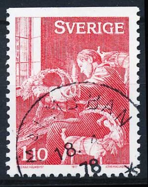 Sverige AFA 1014Co Stemplet