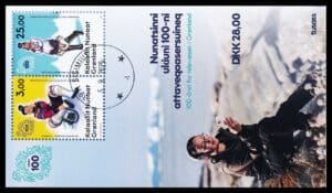 Grønland AFA 1017 Miniark Stemplet