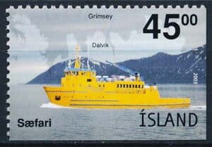 Island AFA 1019Dhn Postfrisk