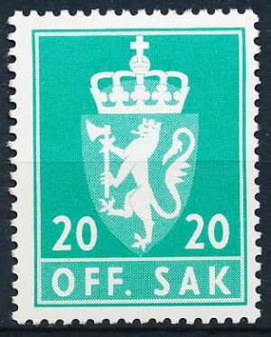 Norge Tjenestemærker AFA 102 Postfrisk