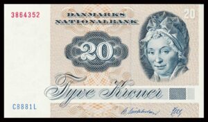 Danmark 20 Kroners 1988 Kvalitet 0  C8881L