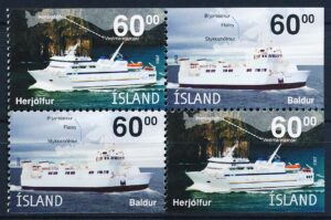 Island AFA 1021-1022 4-Blok Postfrisk