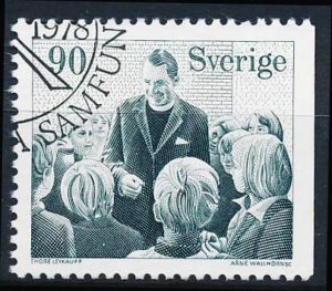 Sverige AFA 1024Ch Stemplet