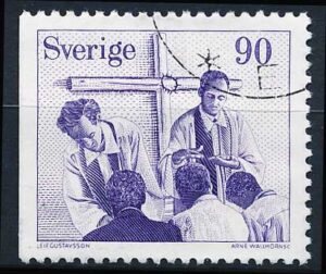 Sverige AFA 1025Cv Stemplet