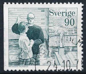 Sverige AFA 1026Cv Stemplet