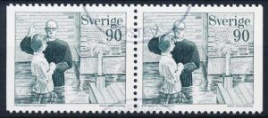 Sverige AFA 1026Cv+1026Ch Stemplet