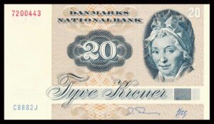 Danmark 20 Kroners 1988 Kvalitet 0  C8882J