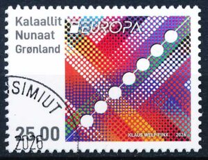 Grønland AFA 1034 Stemplet