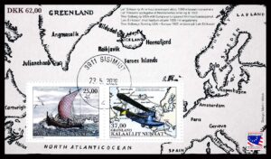 Grønland AFA 1039 Miniark Stemplet