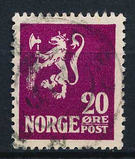 Norge AFA 104 Stemplet