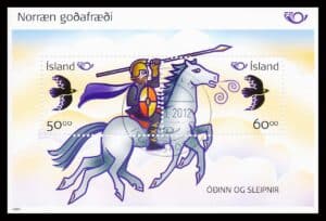 Island AFA 1045-1046 Miniark Stemplet