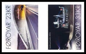 Færøerne AFA 1056+1057E Parstykke Postfrisk