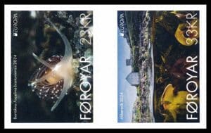 Færøerne AFA 1062+1063E Parstykke Postfrisk