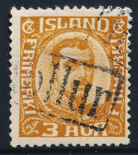 Island AFA 84 TULLER Stemplet