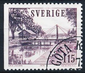 Sverige AFA 1072Cv Stemplet