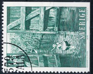 Sverige AFA 1075Dhn Stemplet