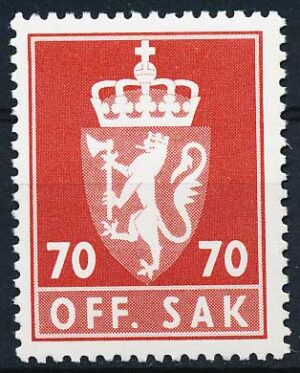 Norge Tjenestemærker AFA 107 Postfrisk