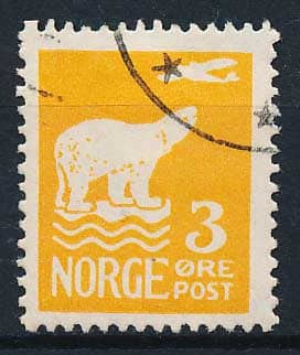 Norge AFA 108 Stemplet