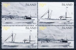 Island AFA 1080-1081 4-Blok Postfrisk