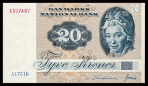 Danmark 20 Kroners 1979 Kvalitet 0  A4791N
