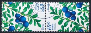 Island AFA 1091 Tête-Bêche Stemplet