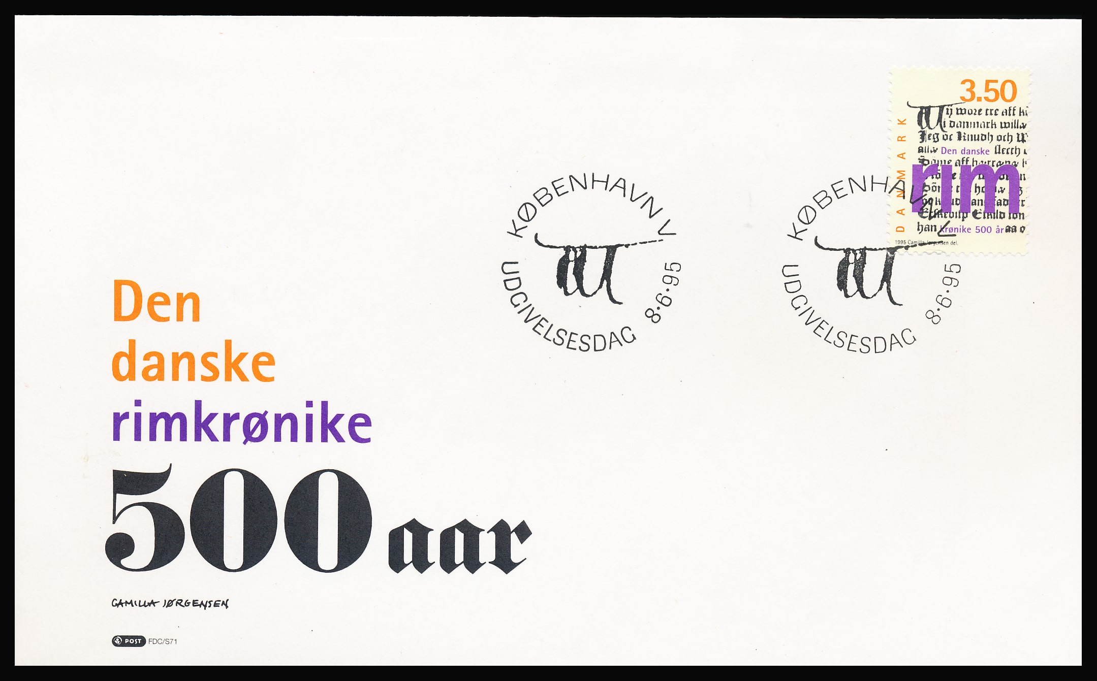 Danmark FDC AFA 1095