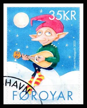 Færøerne AFA 1096E Stemplet