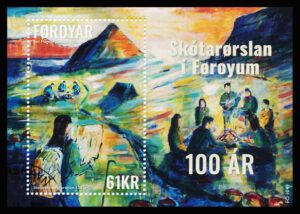 Færøerne AFA 1097 Miniark Stemplet