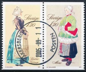 Sverige AFA 1098+1099 Stemplet