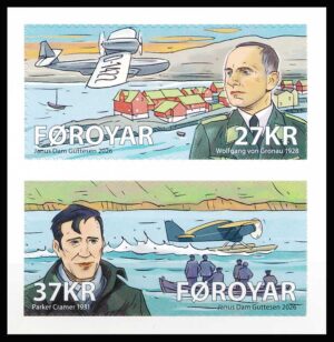 Færøerne AFA 1098E -1099E Parstykke Postfrisk