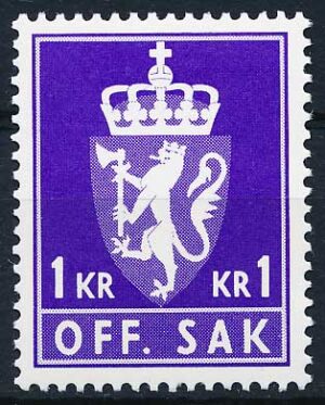 Norge Tjenestemærker AFA 109 Postfrisk