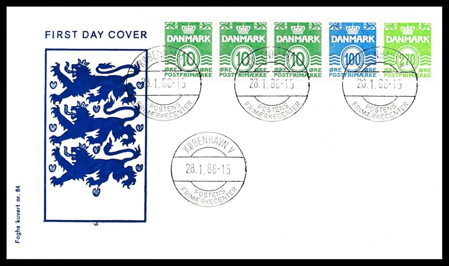 Danmark Uofficielle Førstedagskuverter AFA HS 11 - Samleren