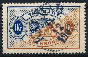 Sverige Tjenestemærker AFA 11B Stemplet