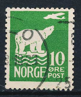 Norge AFA 110 Stemplet