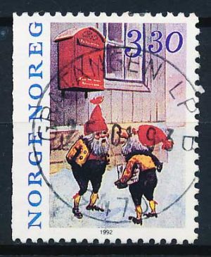 Norge AFA 1105Cv Stemplet