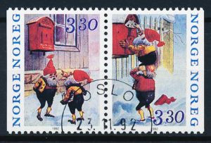 Norge AFA 1105Cv+1106Ch Stemplet