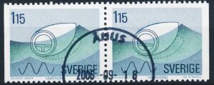 Sverige AFA 1105Cv+1105Ch Stemplet